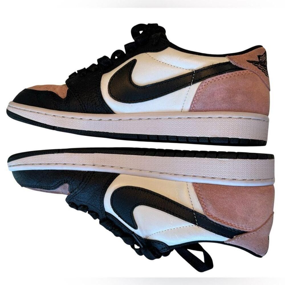 Nike Air Travis Scott Jordan 1 Lows Pink Yellow Cactus Jack Men’s 8 RARE - Picture 2 of 8